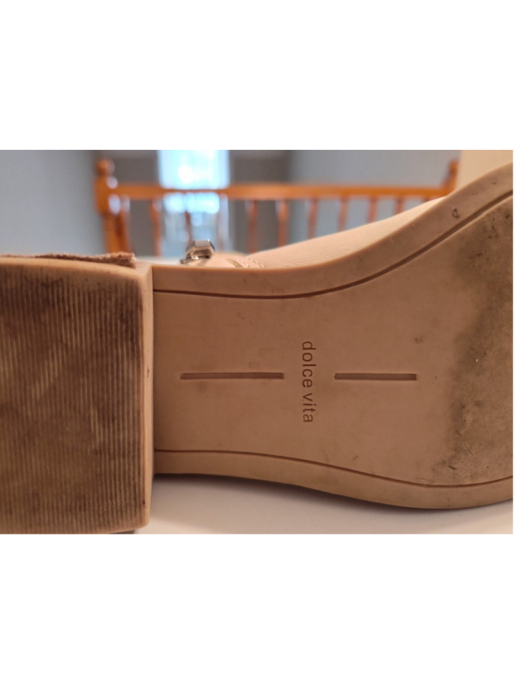 Dolce Vita Brazilian leather women's ankle boots bone color SZ 8.5 - Picture 8 of 16